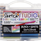 Sketch Studio Travel Set - Metallic & Bright Pencils - Toy Polloi