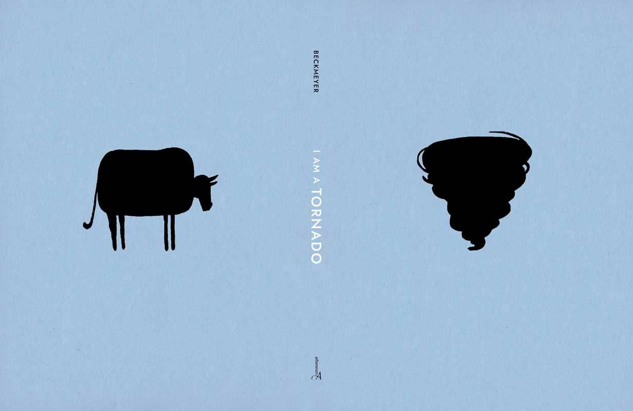 I Am a Tornado by Drew Beckmeyer book cover, featuring storm imagery and bold title text, published by Simon & Schuster.