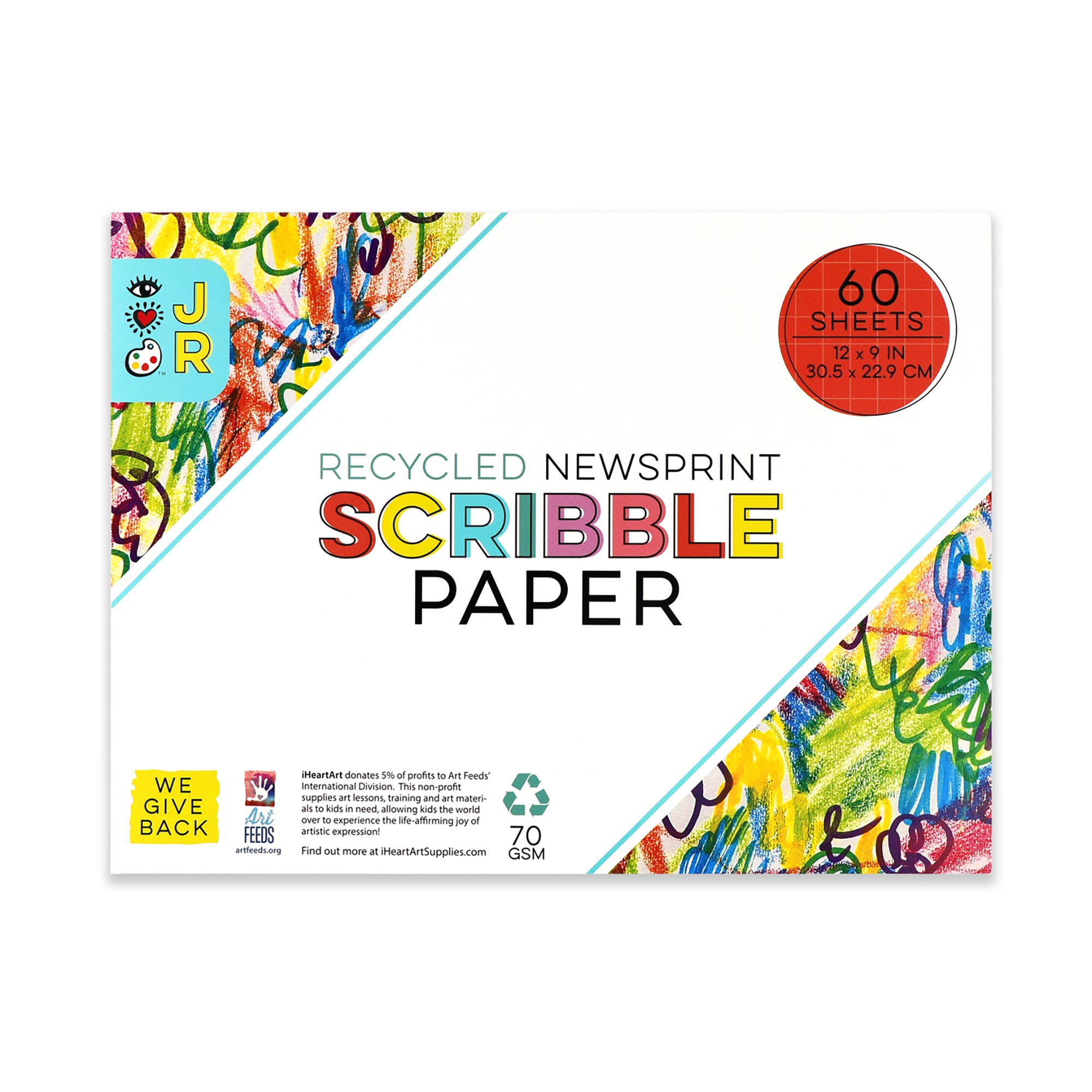 Recycled Newsprint Scribble Pad - Toy Polloi