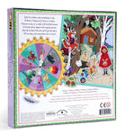 Fairytale Spinner Game by eeBoo featuring colorful, whimsical game pieces and a vibrant spinner for imaginative play.