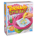 Tornado Spin Art Kit by The Toy Network, arts and crafts set with spinning art tools and colorful paint supplies.
