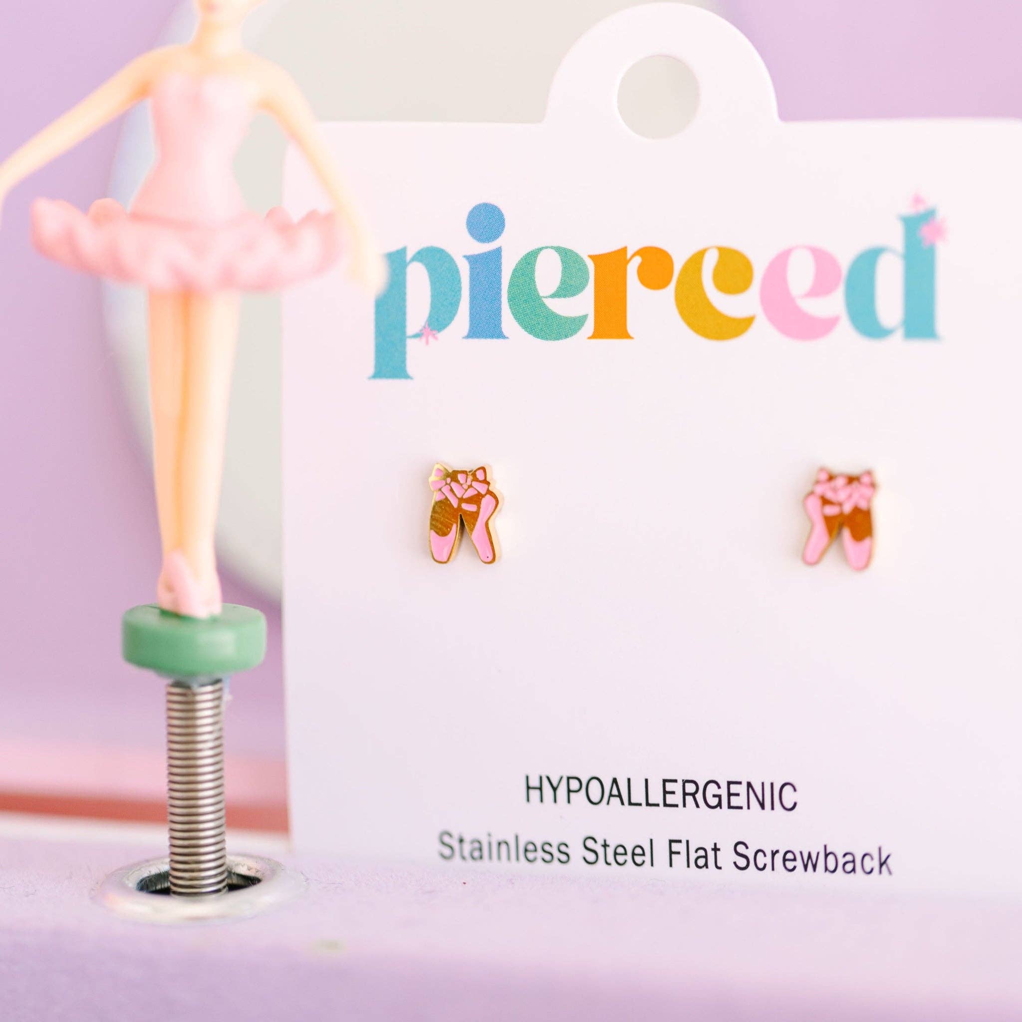 Ballet Slipper Earrings - Toy Polloi