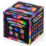 PolySquish Metallic Slow Rise Sugar Squishy sensory toy from CMY Cubes with a shiny, metallic finish and soft, slow-rise texture.