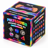 PolySquish Metallic Slow Rise Sugar Squishy sensory toy from CMY Cubes with a shiny, metallic finish and soft, slow-rise texture.