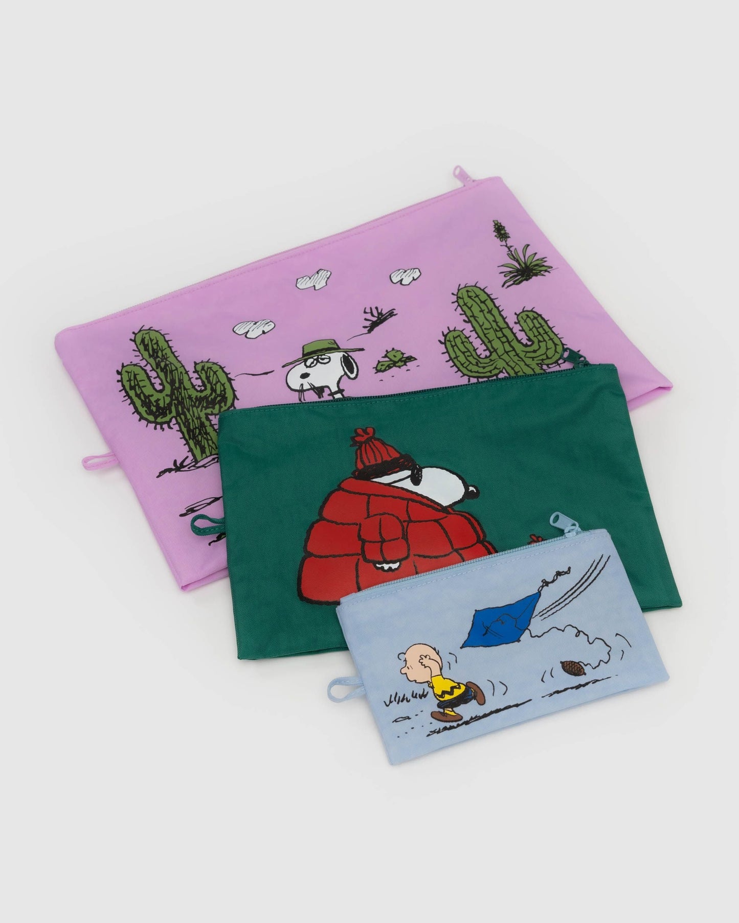 Baggu Snoopy Pouch Set