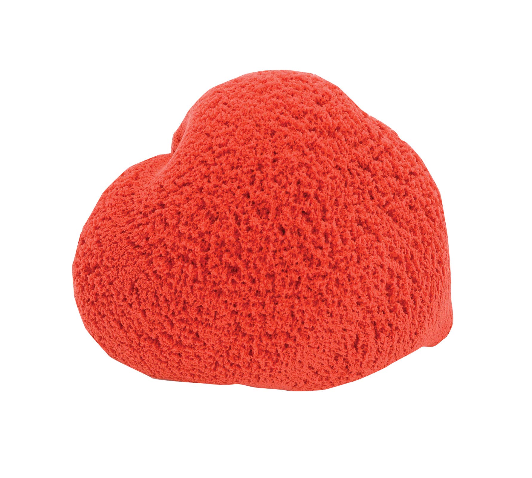 Mad Mattr Red Quantum Pack sensory toy with vibrant red, moldable, and stretchy clay-like material in a clear container.