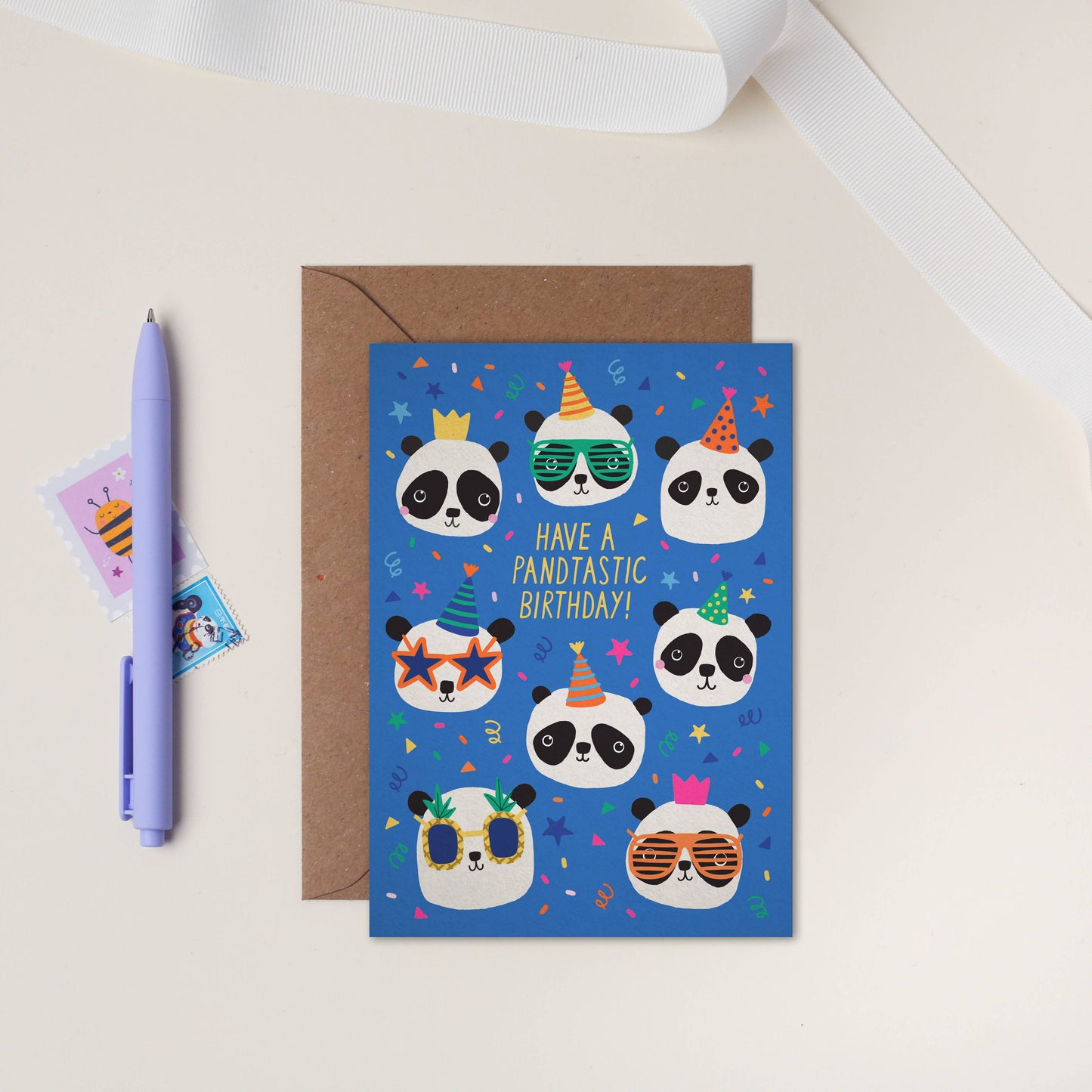 Party Pandas Birthday Card 