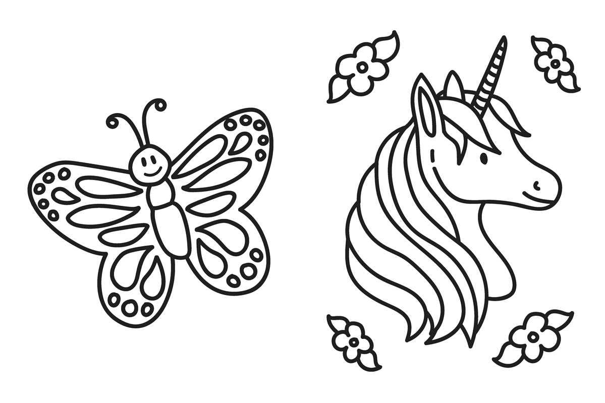 My First Big Book of Unicorns coloring book for kids, featuring unicorn illustrations for arts and crafts by Simon & Schuster.