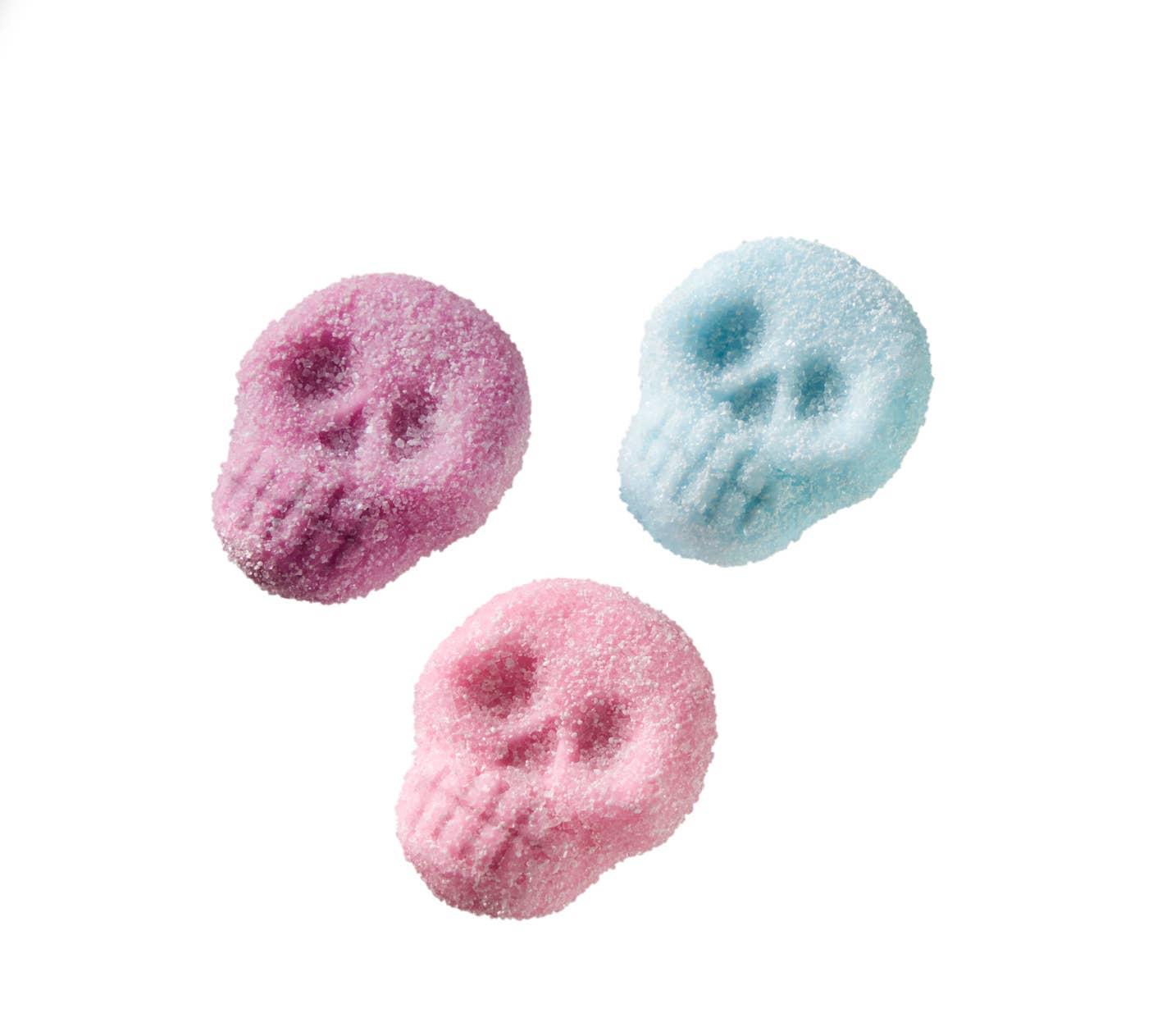 Sockerbit Scary Skulls Swedish Candy treats with colorful skull-shaped candies in vibrant packaging.
