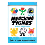 Matching Things: A Snap Game by Chronicle Books, colorful card game with matching images for fun family gameplay.
