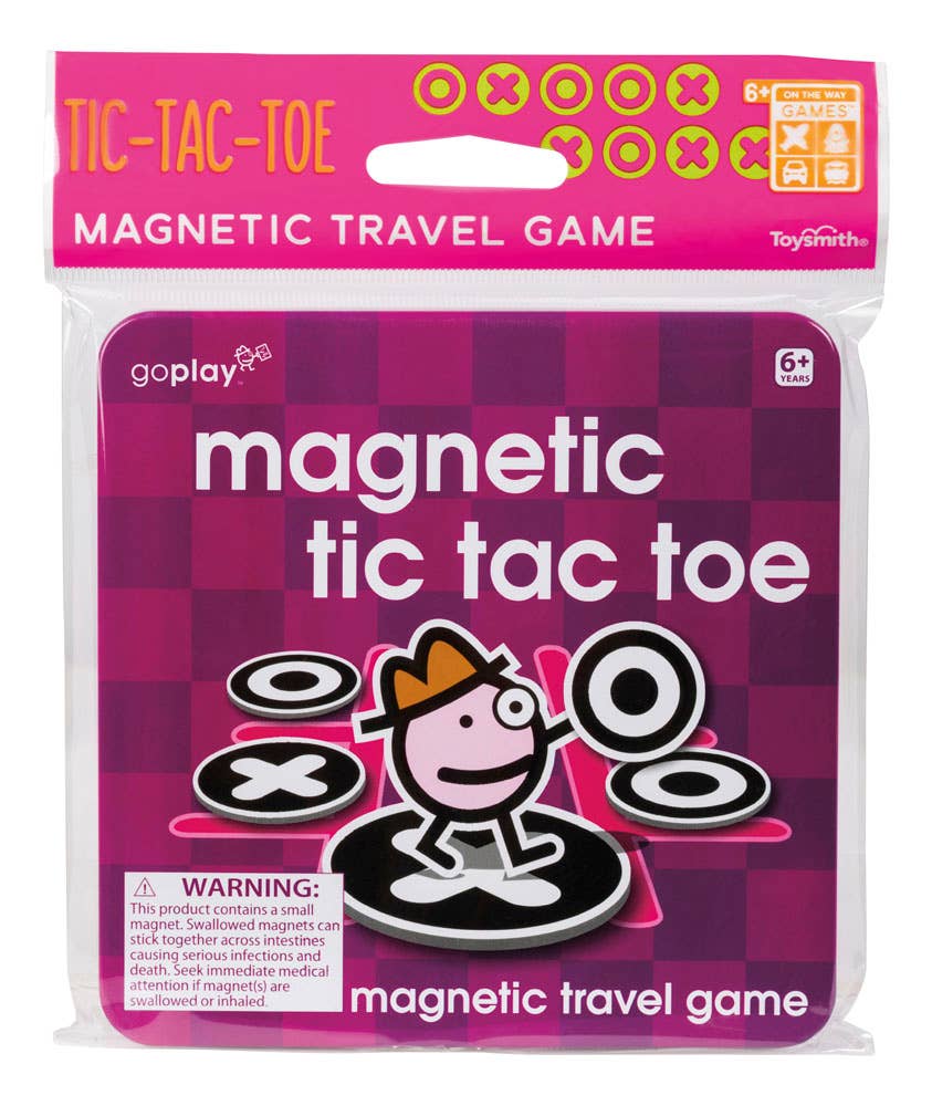 Magnetic Tic Tac Toe Travel Game - Toy Polloi
