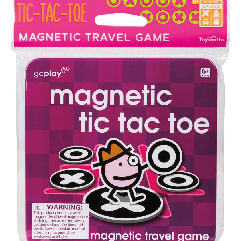 Magnetic Tic Tac Toe Travel Game - Toy Polloi