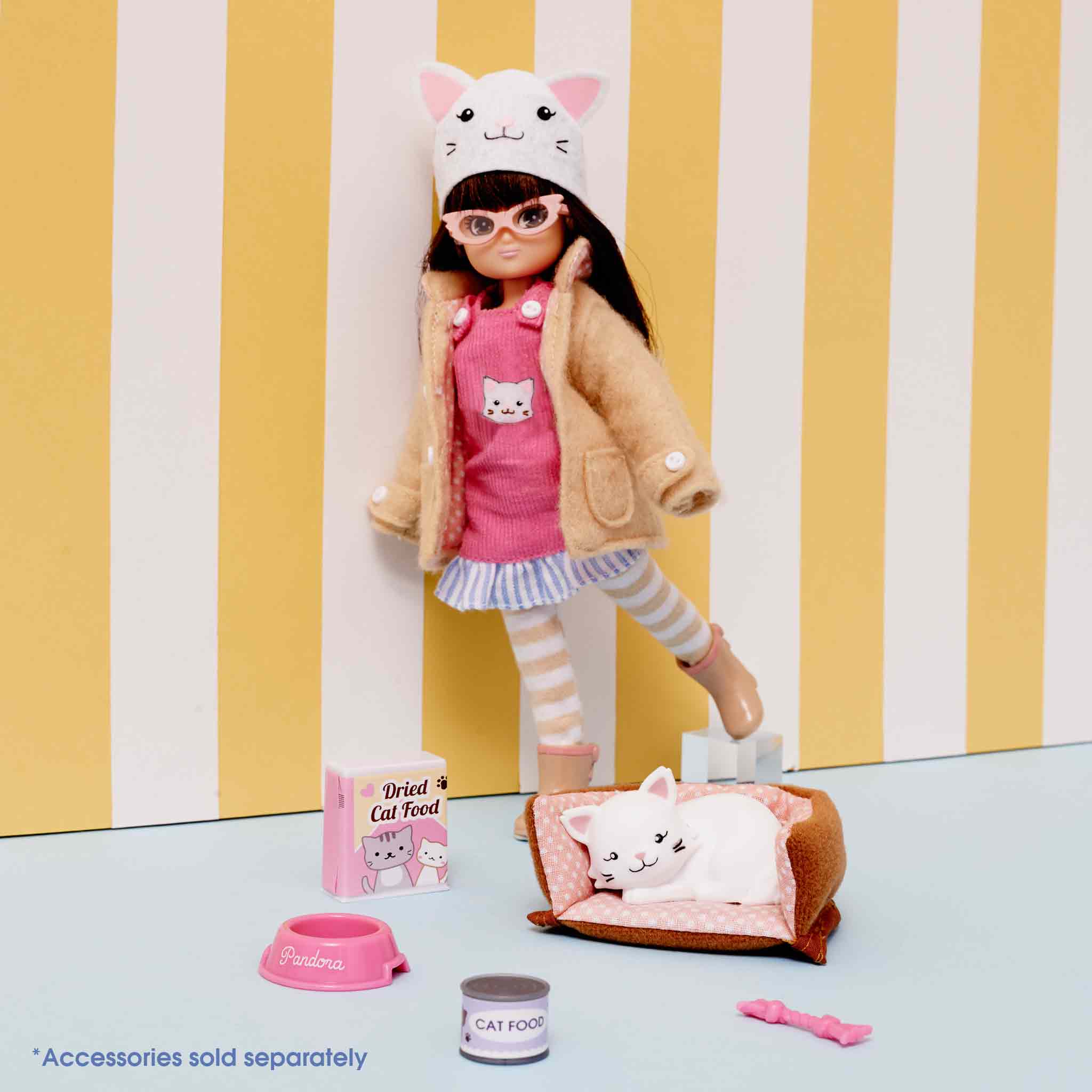 Lottie Dolls Pandora's Box doll with detailed costume and accessories, showcasing a whimsical and imaginative design.