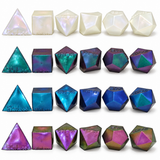 CMY Cubes PolySquish Metallic Slow Rise Sugar Squishy sensory toy featuring a shiny, metallic finish and soft, slow-rising texture.
