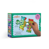 Colorful Yumi's Village 20-piece puzzle by eeBoo featuring vibrant illustrations of a charming village scene for kids and families.