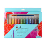 IHeartArt 12 Watercolor Pastels with Brush - Toy Polloi