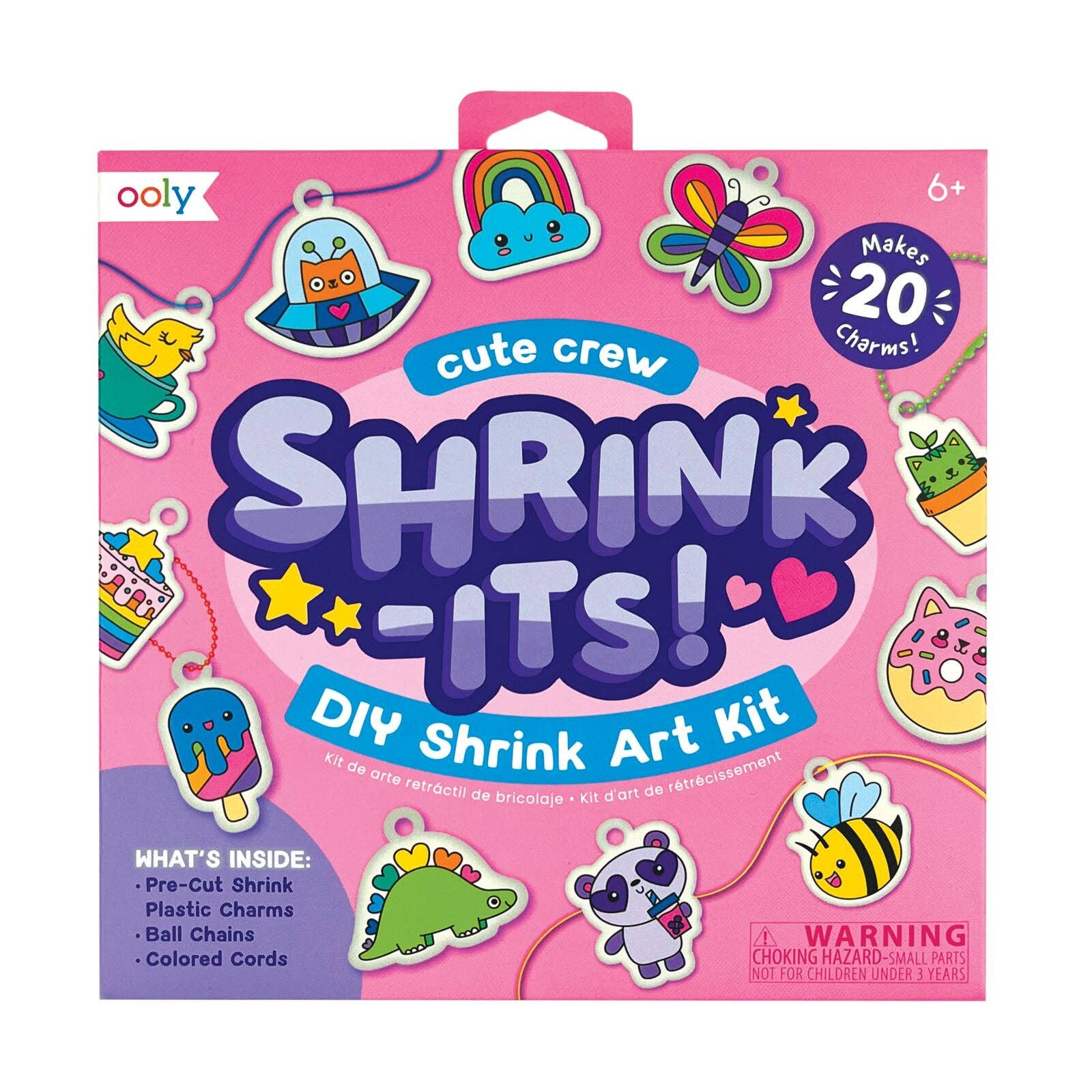 Ooly Shrink Art Charm Kit: Cute Characters - Toy Polloi