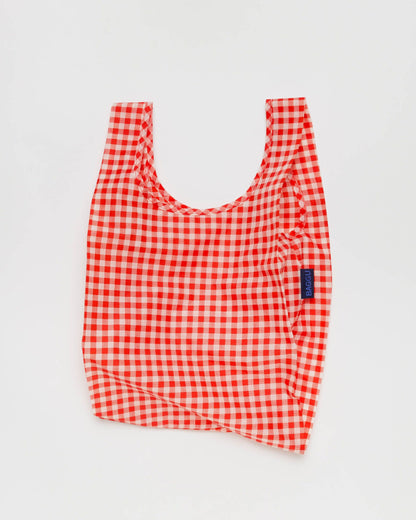 Baggu Red Gingham Reusable Bag, Small