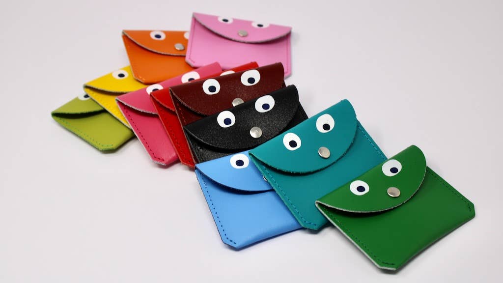 Googly Eye Cornflower Coin Purse - Toy Polloi