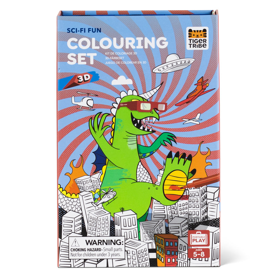 3D Sci Fi Coloring Set - Toy Polloi