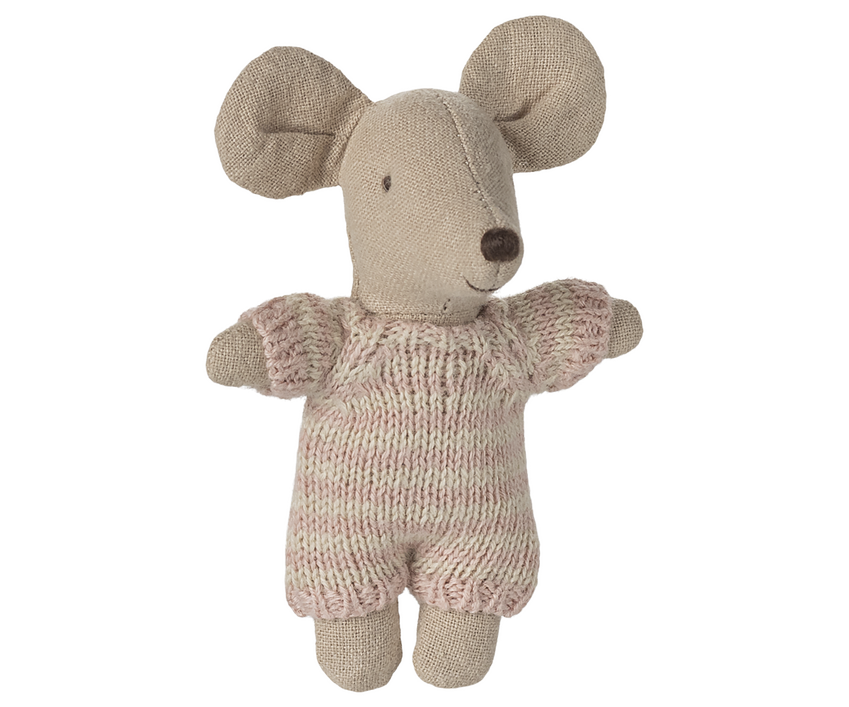 Maileg Mouse Baby & Carrier - Toy Polloi