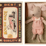 Maileg Mouse Little Sister in Matchbox - Toy Polloi