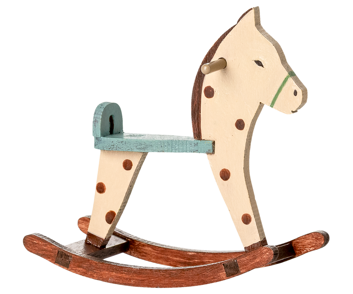 Maileg Mouse Rocking Horse - Toy Polloi