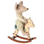 Maileg Mouse Rocking Horse - Toy Polloi