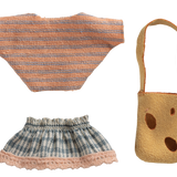 Maileg Little Sister Mouse Clothes & Bag