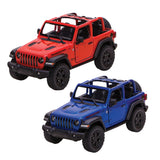 Schylling Die Cast Jeep Wrangler toy car with detailed exterior and rugged design, suitable for collectors and play.