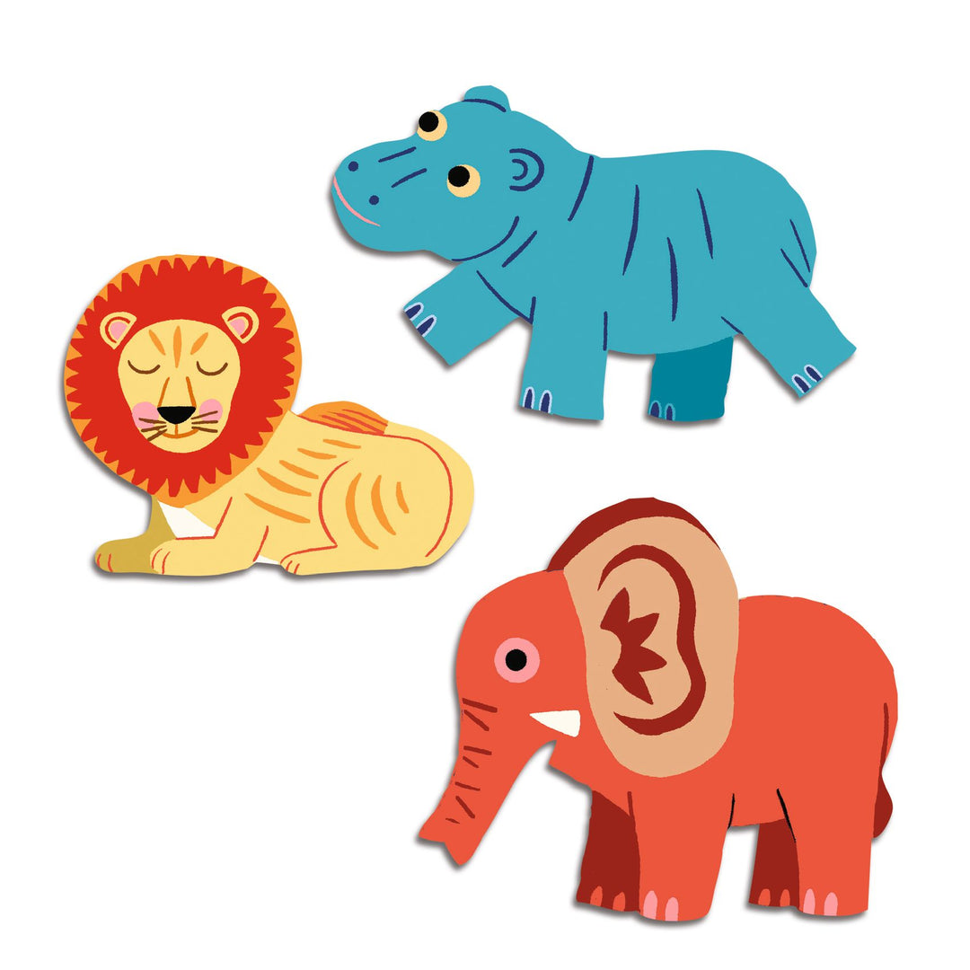 Safari Animals Stickers - Toy Polloi