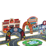 Crazy Motors Puzzle Up Giant City - Toy Polloi