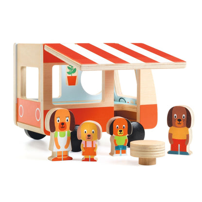 Minibus Wooden Play Set