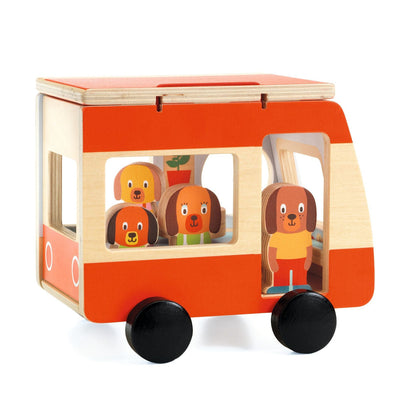 Minibus Wooden Play Set