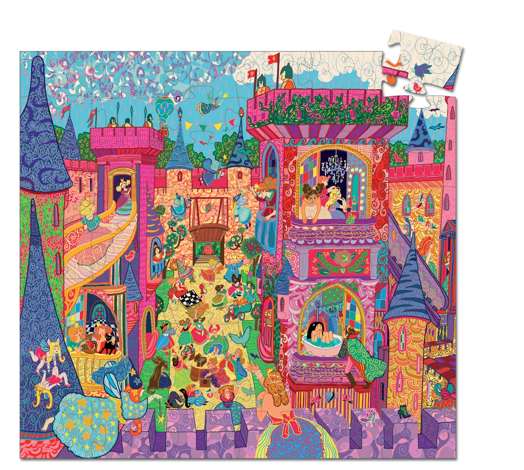 Fairy Castle 54pc Silhouette Jigsaw Puzzle - Toy Polloi