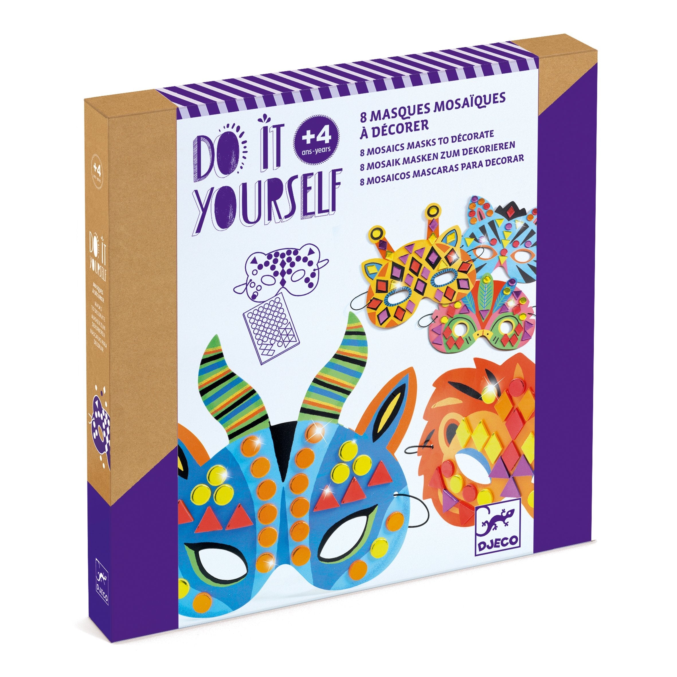 Jungle Animals DIY Masks Craft Kit - Toy Polloi