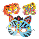 Jungle Animals DIY Masks Craft Kit - Toy Polloi