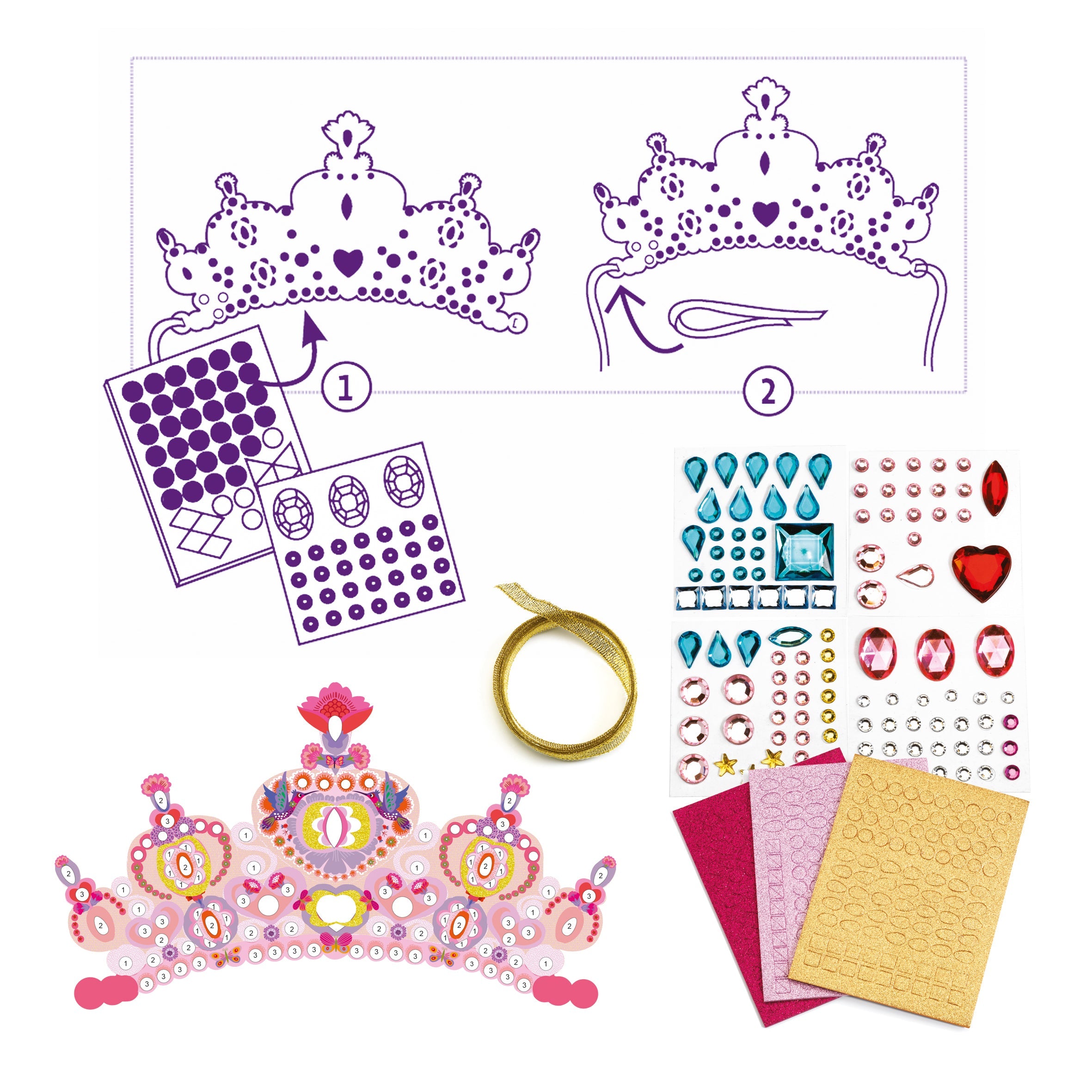 Sparkling Tiaras Craft Kit - Toy Polloi