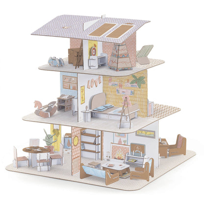 Doll House Color and Assemble Craft Kit