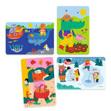 Four Seasons Magic Coloring Kit by Djeco, arts and crafts set with colorful pages and tools for creative coloring activities.