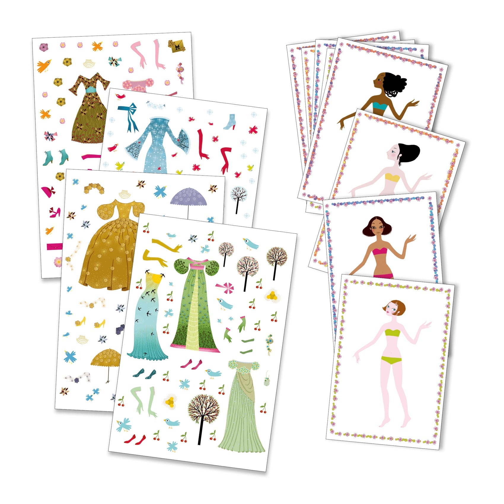 Dress-Up Sticker Fashion Set - Toy Polloi
