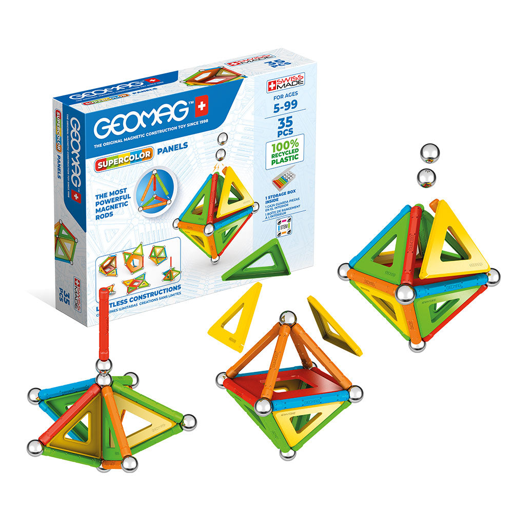 Geomag Toys 35 pc Supercolor Panels