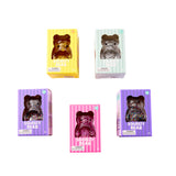J'adore Glitter Bear squishy sensory toy with shiny glitter and soft foam in a cute bear shape, perfect for stress relief and sensory play.
