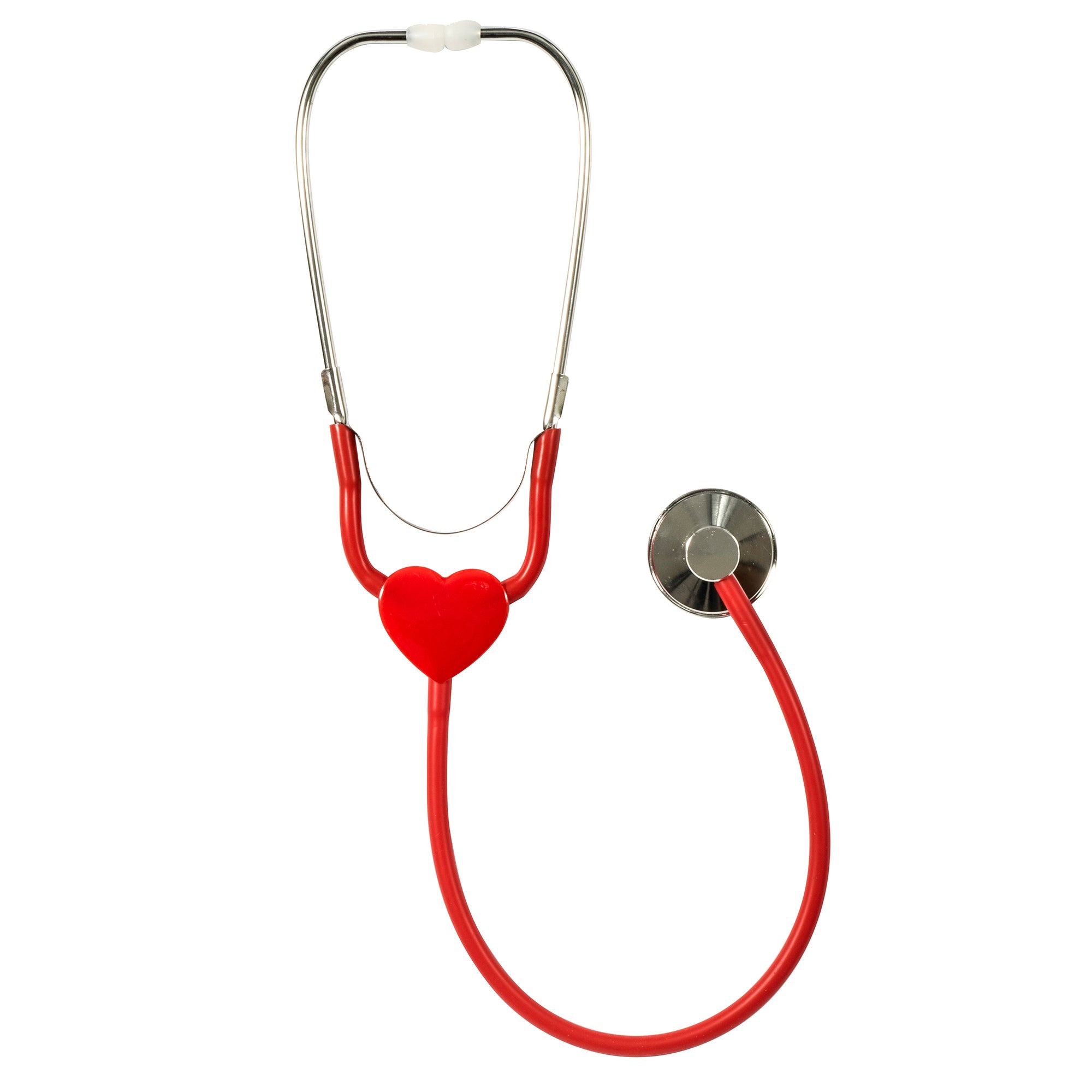 Schylling Little Doctor pretend play stethoscope with black tubing and chest piece, designed for children's medical role-playing activities.