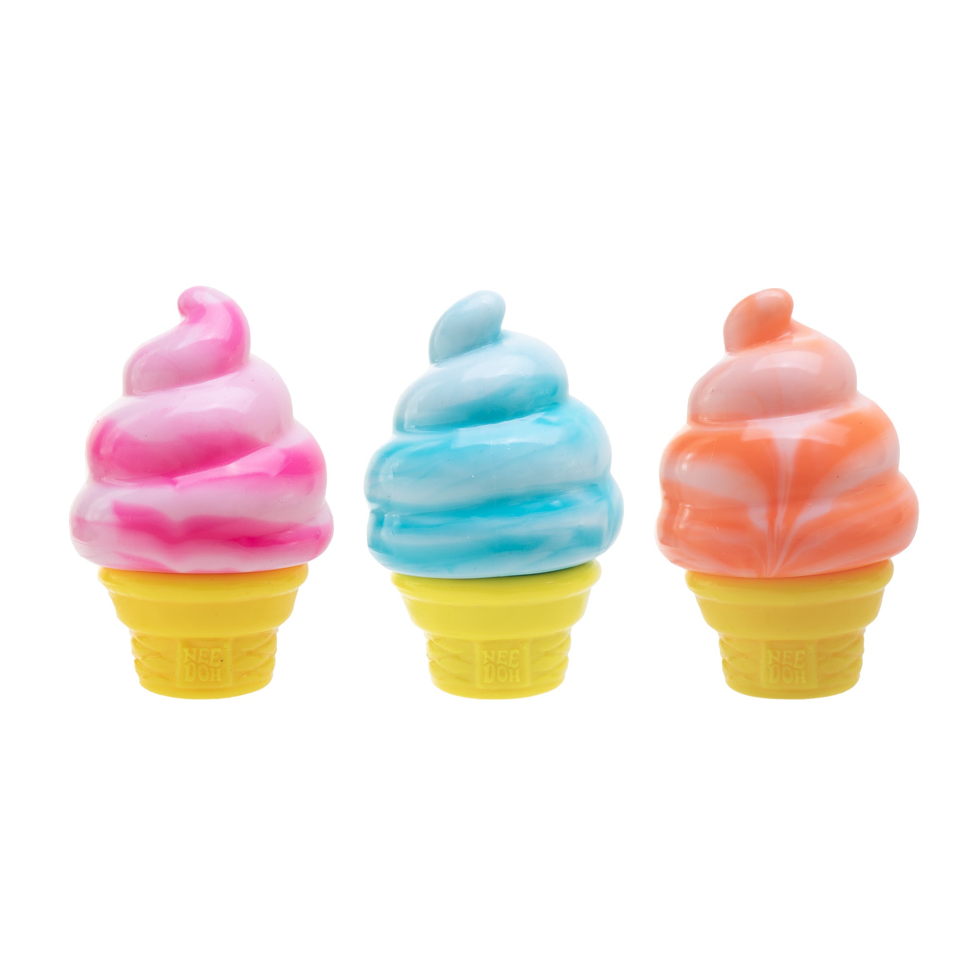 Colorful Nice Cream NeeDoh sensory toy with soft, squishy texture, designed for stress relief and tactile play.