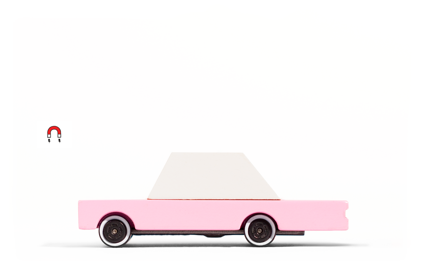 Pink Sedan Toy Car