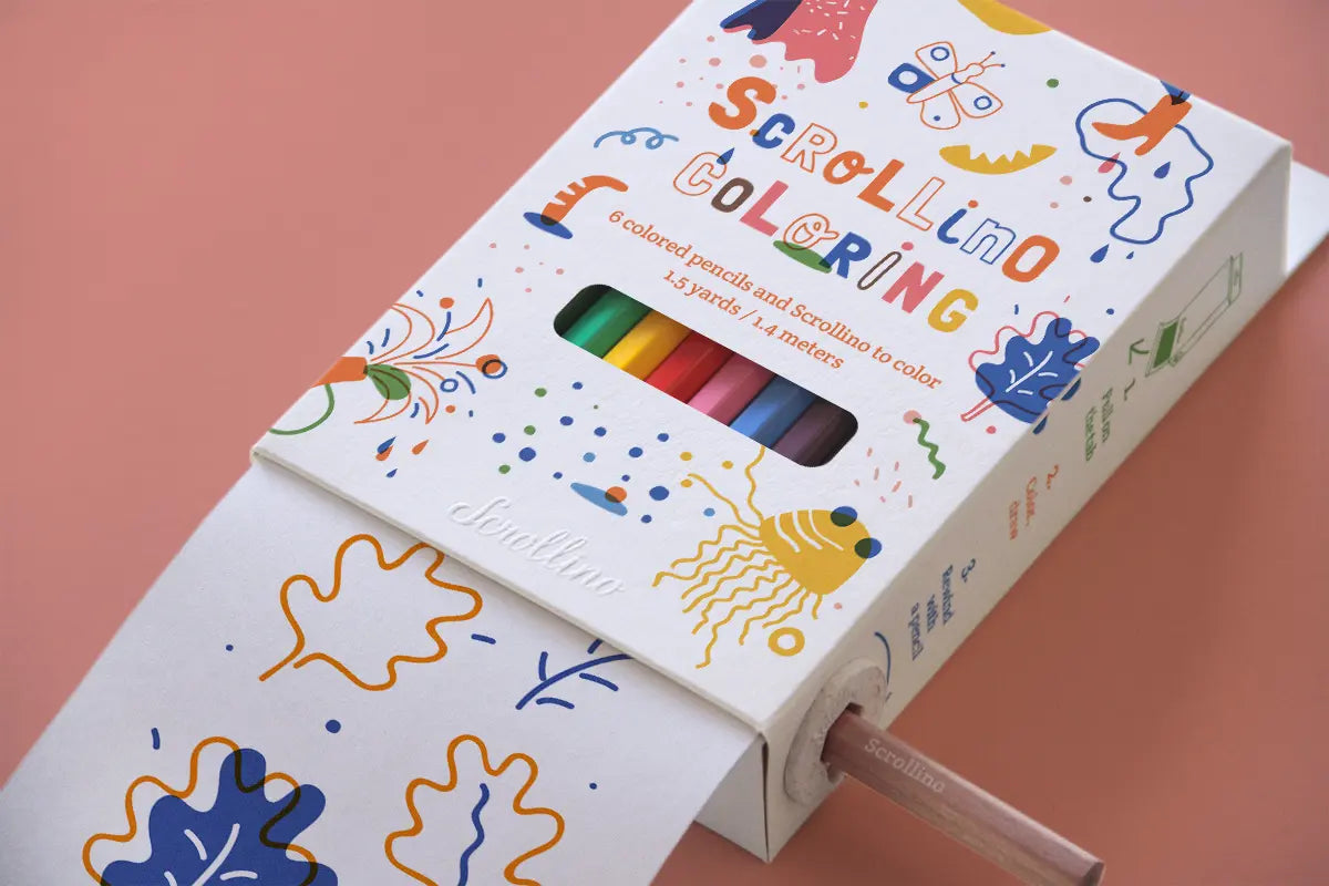 Scrollino Coloring Kit