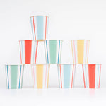 Preppy Stripe Cups - Toy Polloi
