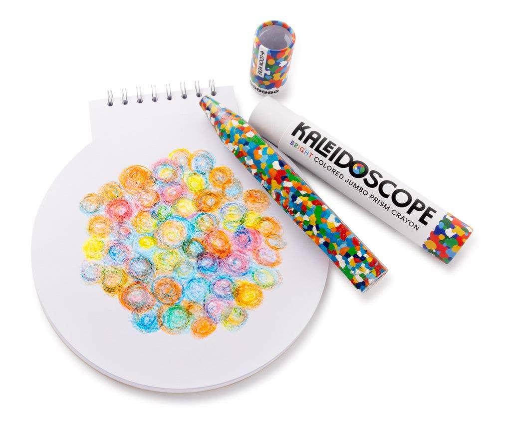 SNIFTY Jumbo Kaleidoscope Crayon for arts and crafts, bright colorful wax crayon with a large size for creative projects.