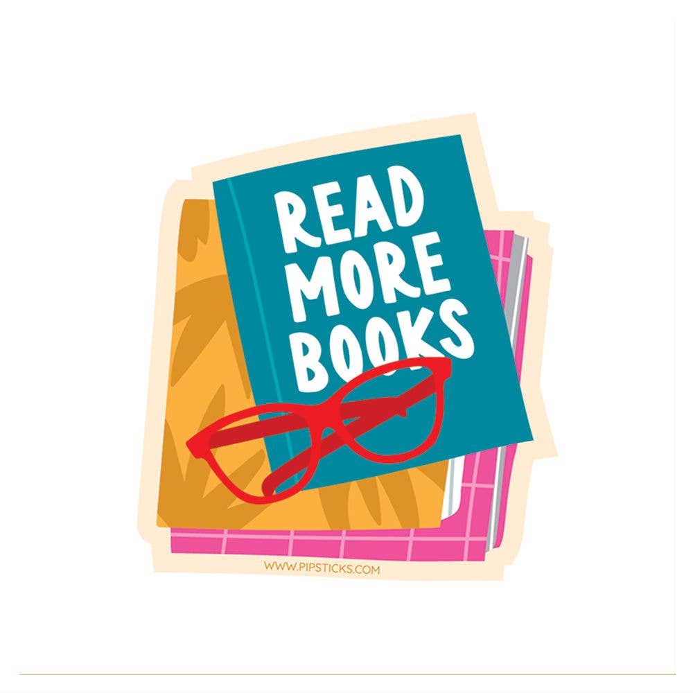 Read More Books Vinyl Sticker - Toy Polloi